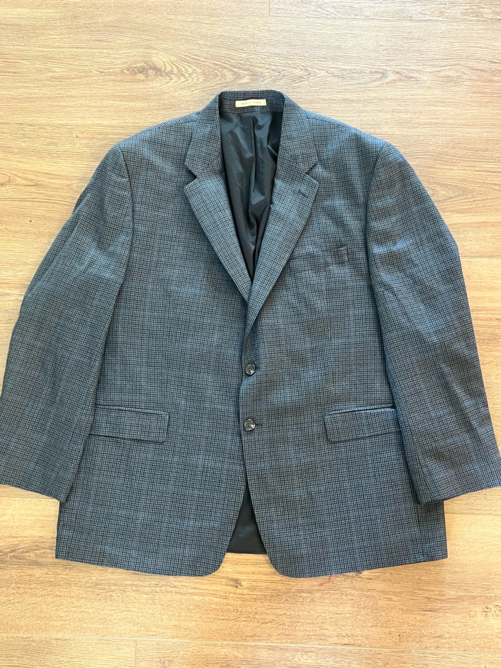 Ralph Lauren Men's Gray Glen Plaid Two-Button Sport Coat
